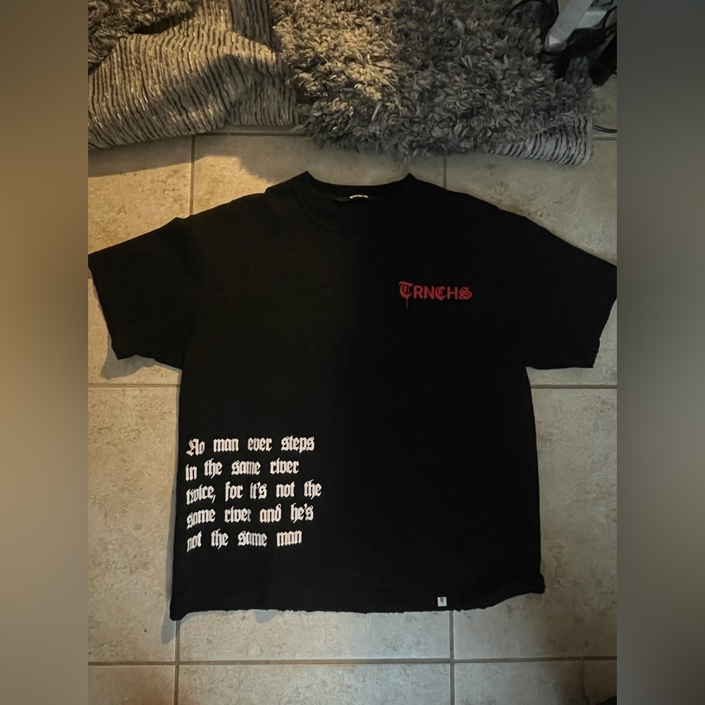 Black Graphic Short Sleeve Tee